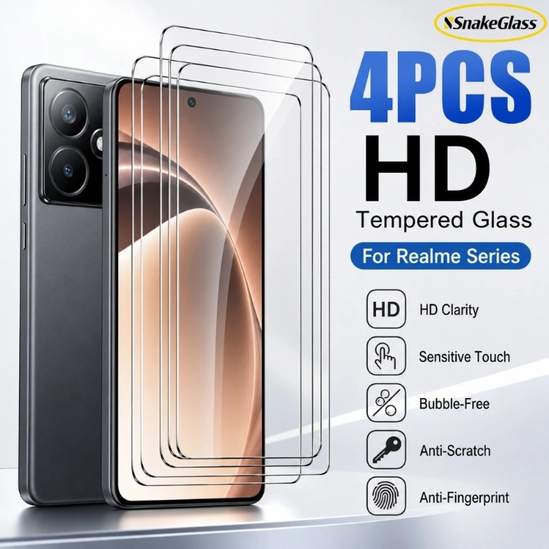 Realme Gt 6 - Защитная пленка из закаленного стекла HD