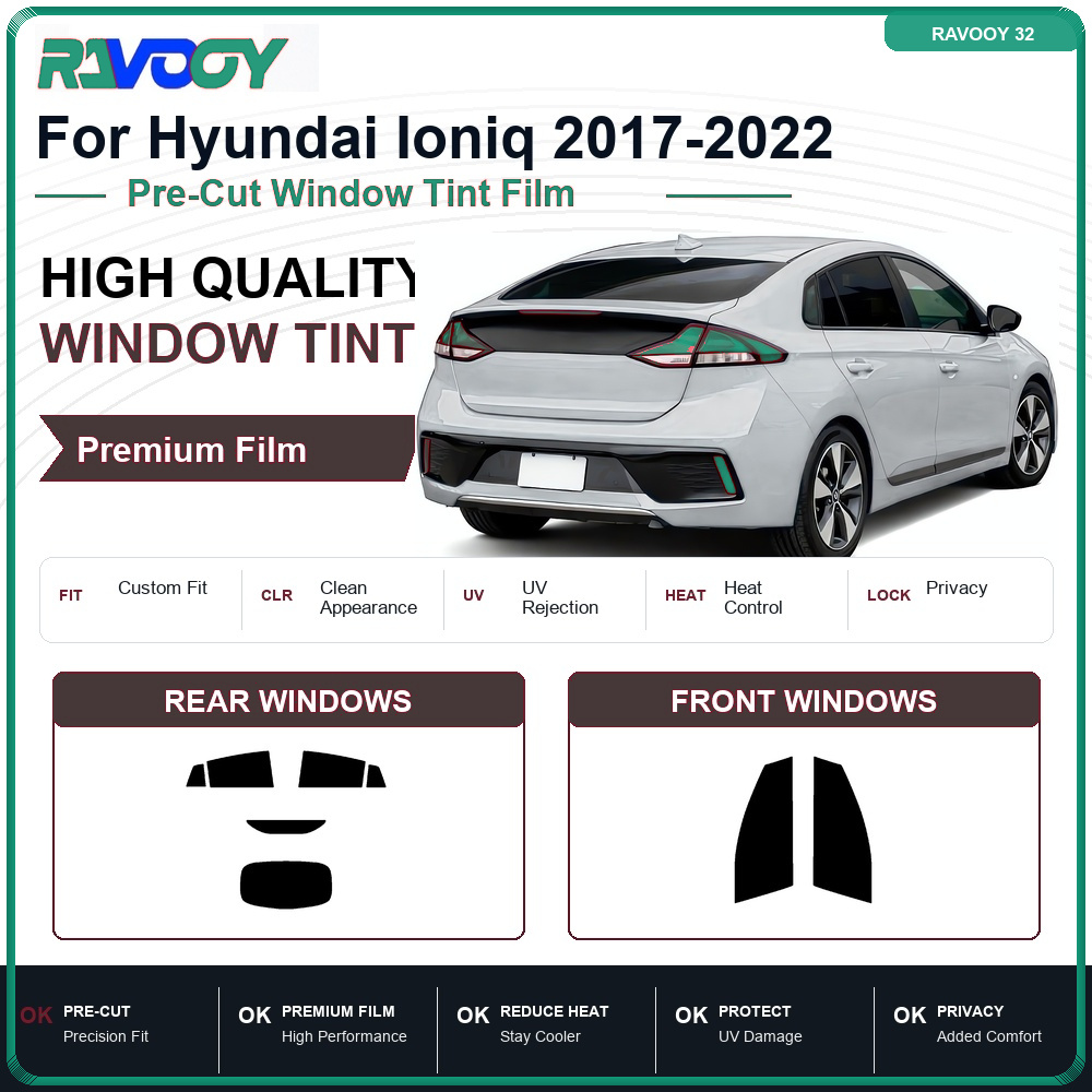 Privacy Screen Protector - Премиум-пленка для тонировки окон Hyundai Ioniq